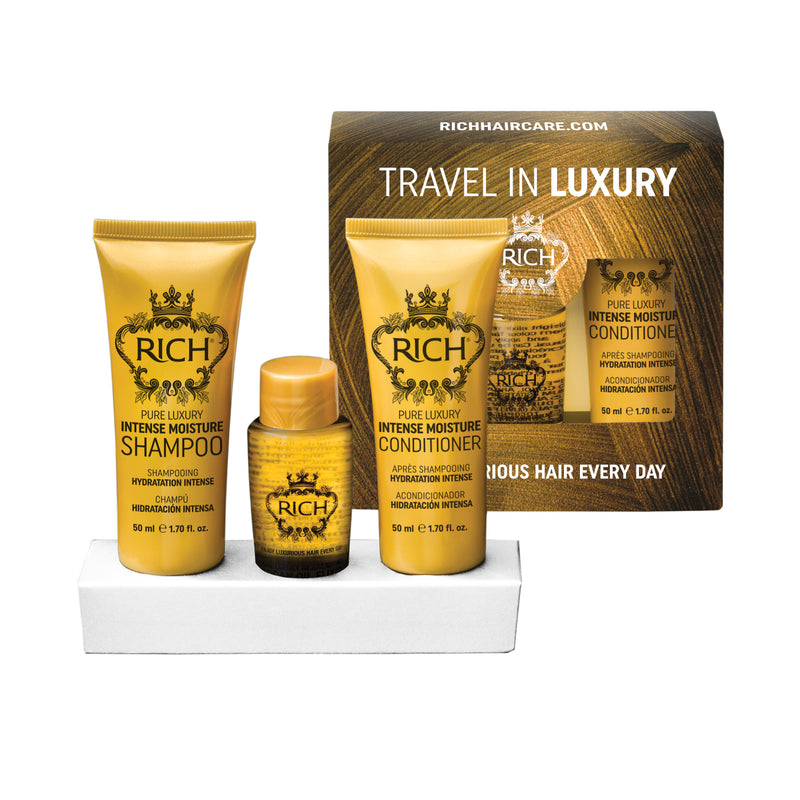 RICH Intensive moisturizing travel size kit