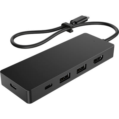 HP USB-C Travel Hub G3 90 Вт — 2 x USB-C, 2 x USB 3.0, 1 x HDMI (до 4K/60 Гц), 1 год