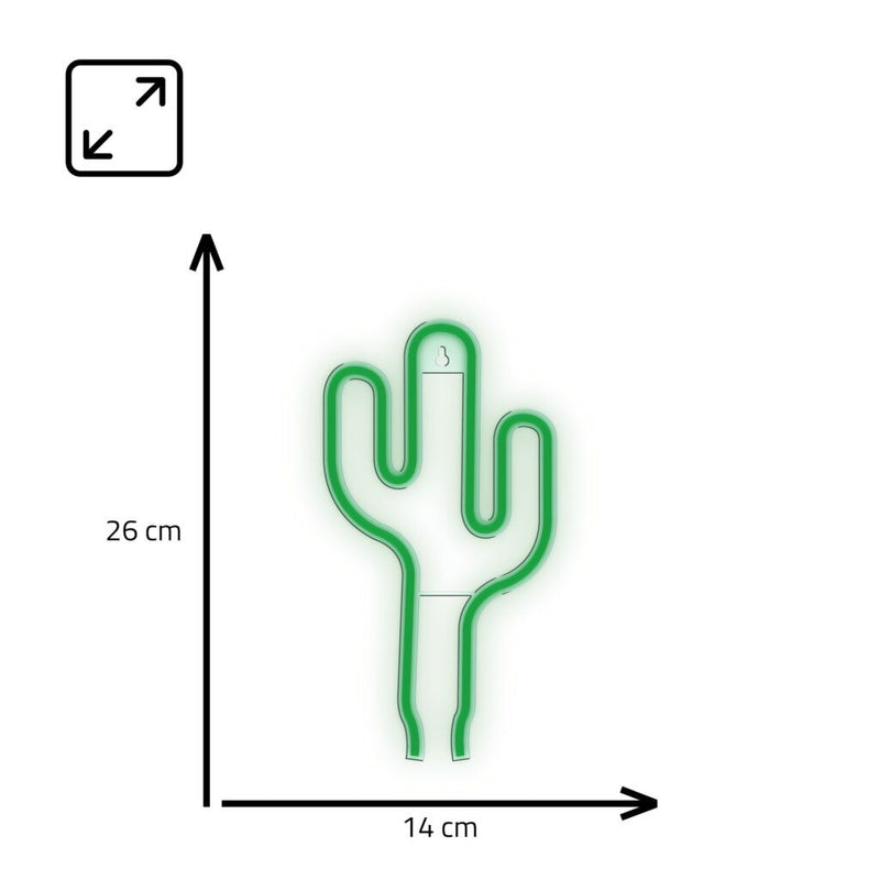 Manta SNL74GN Style Neon Lights CACTUS green