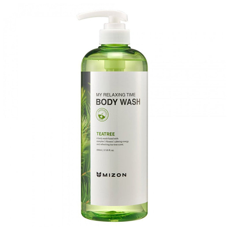 Mizon My Relaxing Time Body Wash Teatree shower gel with tea tree 800 ml