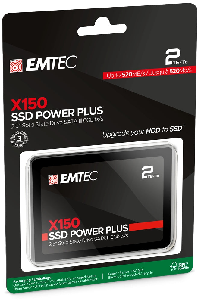 Emtec SSD 2.5 Sata X150 2000GB Power Plus