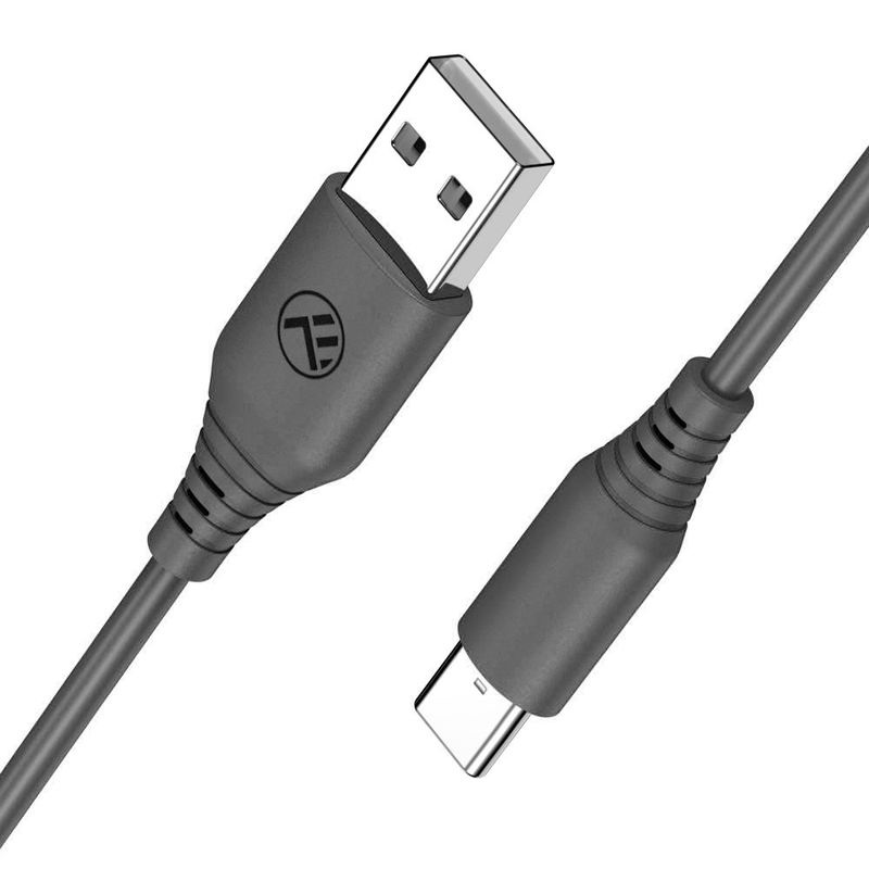 Силиконовый кабель Tellur USB-Type-C, 1 м, черный