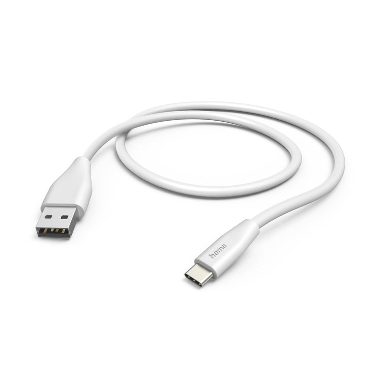 Hama 00201596 Зарядный кабель, USB-A – USB-C 1,5м белый