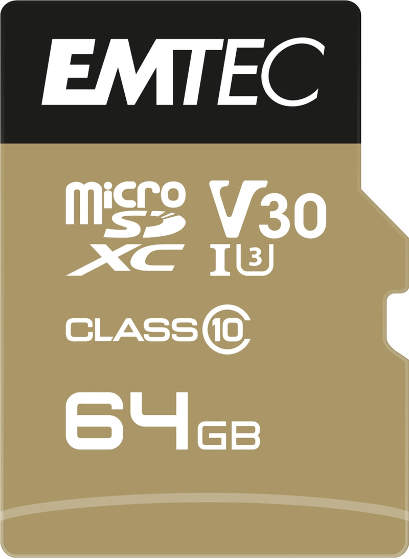 Emtec mSD 64GB UHS-I U3 V30 A1 SpeedIN Pro