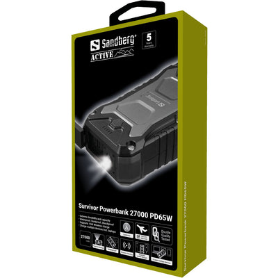 Sandberg 420-99 Survivor Powerbank 27000 PD65W