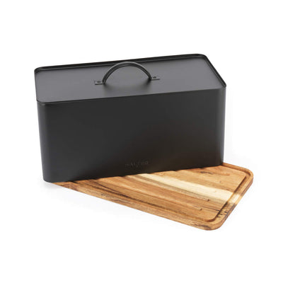Salter BW13564EU7 Toronto Bread Bin with Chopping Board Black