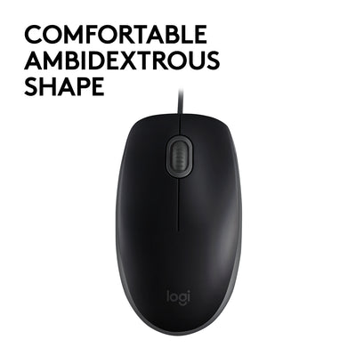 Logitech Mouse 910-005508 B110 Silent black