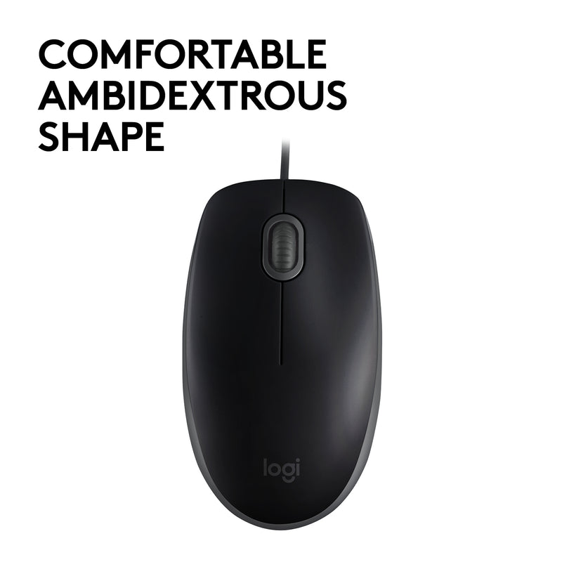 Logitech Mouse 910-005508 B110 Silent black