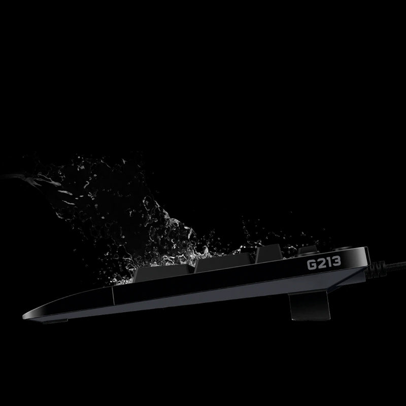 Logitech G213 PRODIGY Wired Gaming Keyboard, RGB, USB backlit, US, Black