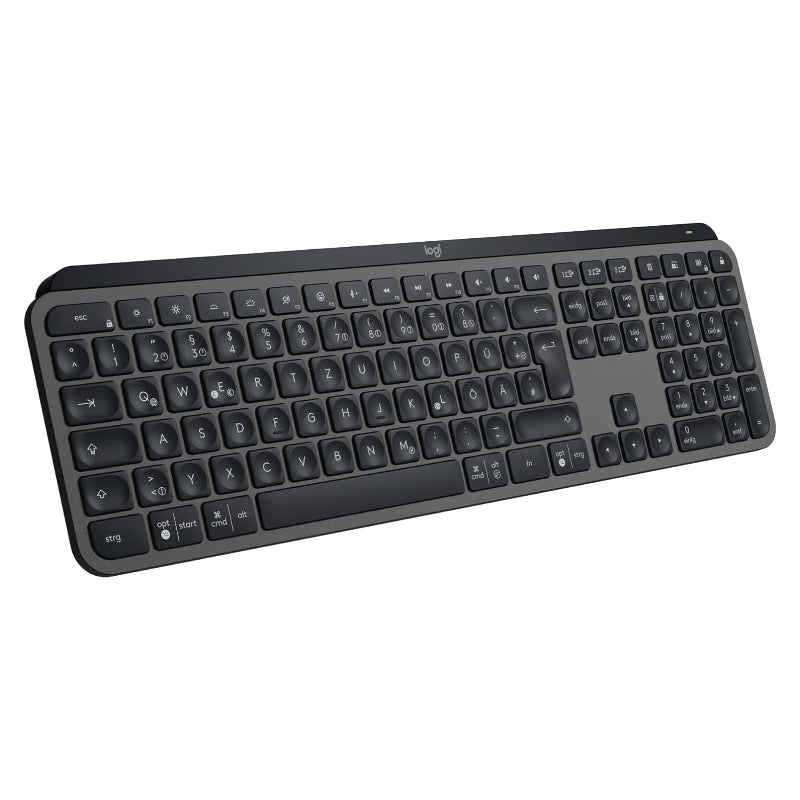 Logitech MX Keys S Wireless Keyboard, RF Wireless+Bluetooth, Illuminated, US Int, Graphite