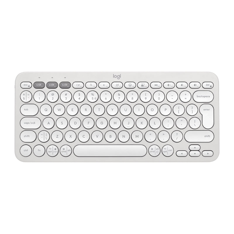 Logitech Keyboard 920-011852 / Pebble Keys 2 K380s US White 