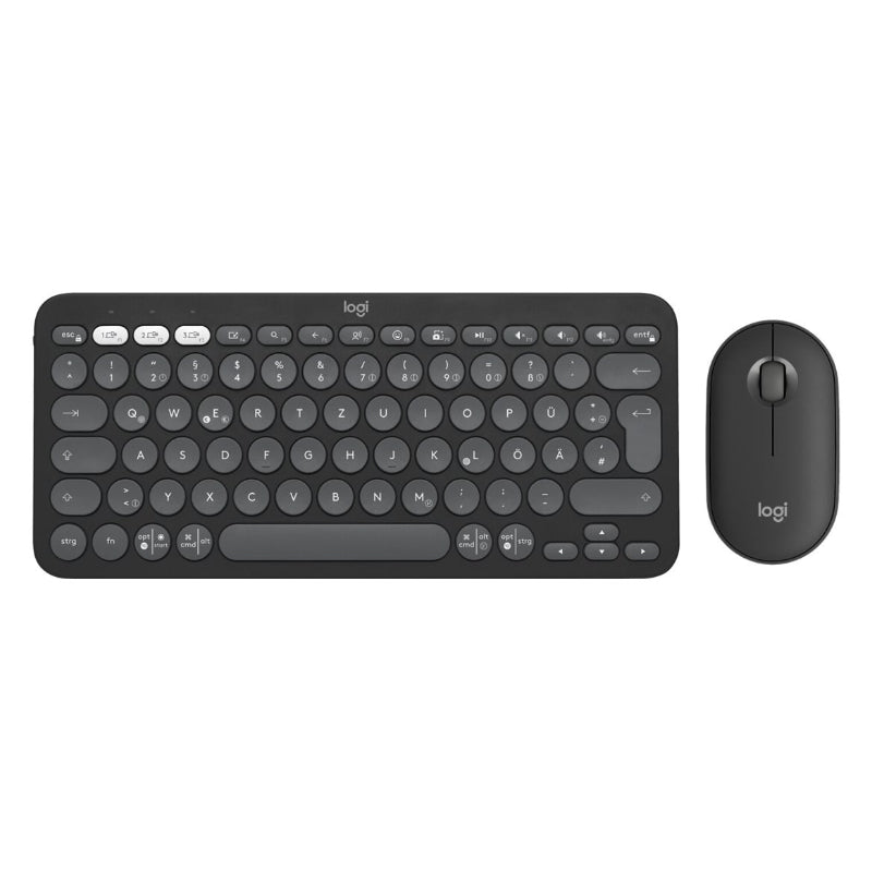 Logitech Mouse and keyboard set 920-012239 / Pebble 2 Combo Black 