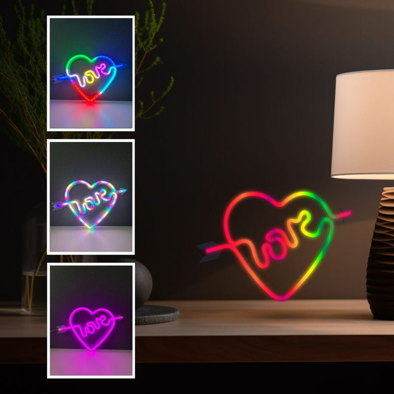 Manta SNL59RGB Style Neon Lights LOVE HEART