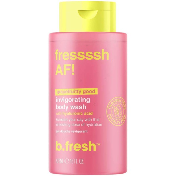 b.fresh fressssh AF! Body Wash Увлажняющий гель для душа с гиалуроновой кислотой, 473 мл 