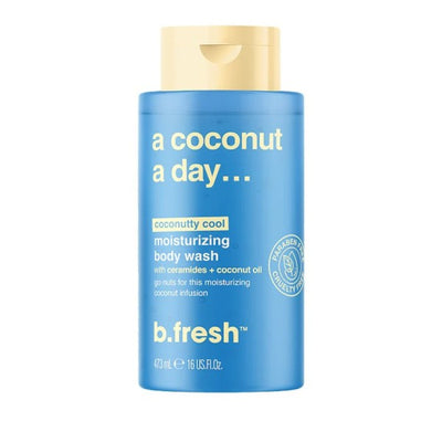 b.fresh A Coconut A Day Pampering Body Wash Kokosų aromato kūno prausiklis, 473ml