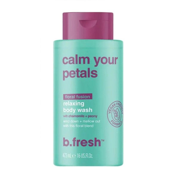 b.fresh Calm Your Petals Relaxing Body Wash Atpalaiduojantis kūno prausiklis, 473ml