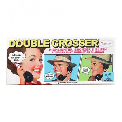 theBalm Double Crosser Палетка для контуринга лица 