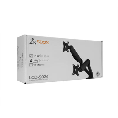 Sbox Desktop LCD-S024-2 (17-32/2x2-9кг/100x100)