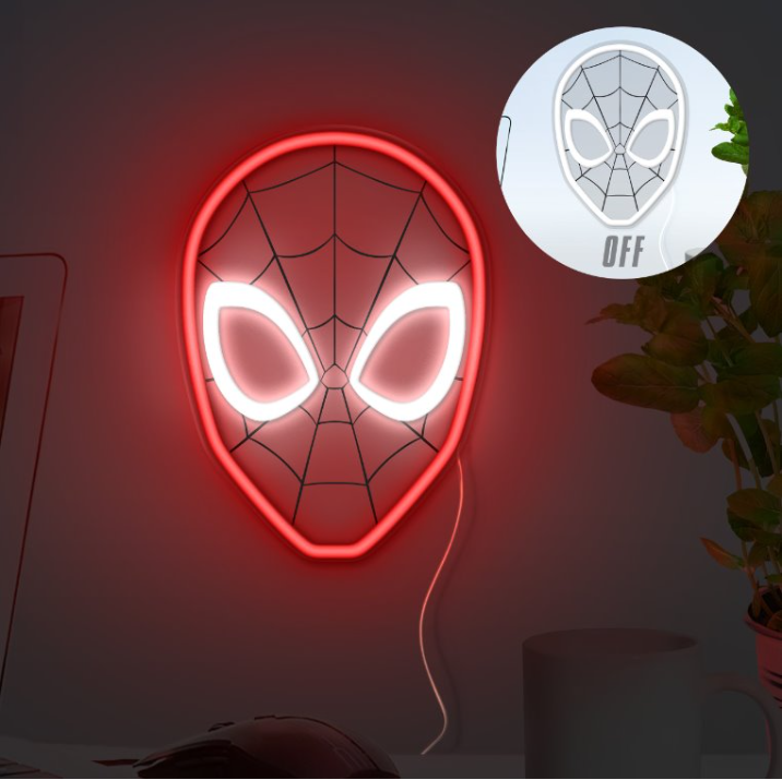 Paladone Spiderman Wall Mountable LED Neon Light
