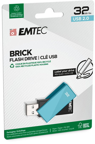 Emtec USB2.0 C350 32GB Brick Blue