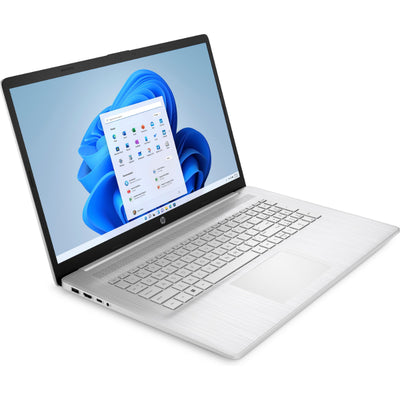 Ноутбук HP 17-cp2011ny — Ryzen-5 7520U, 17,3 дюйма, FHD AG, IPS, 250 нит, 8 ГБ, твердотельный накопитель 512 ГБ, клавиатура для США с подсветкой, натуральный серебристый, Win 11 Home, 2 года 