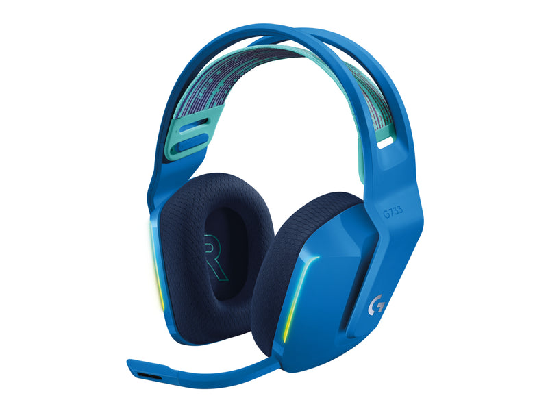 Logitech Lightspeed Gaming Headset G733 blue