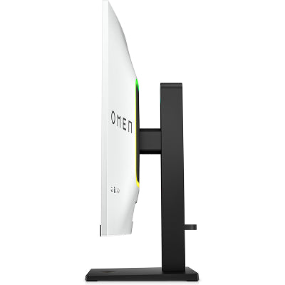 HP OMEN Transcend 32 White Backlit Gaming Charging Monitor - 31.5" 3840 x 2160 4K UHD 240Hz 250-nit AG, QD-OLED, USB-C(140W/15W)/2x HDMI/DisplayPort/Audio Jack, USB-C, 3x USB-A, KVM switch, speakers, height adjustable/tilt/pivot, 1 years