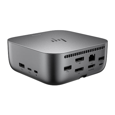 HP Thunderbolt 4 Dock G6 100W - 3x USB-A, 2x USB-C, 1x USB-C Thunderbolt 4, 2x DisplayPort, 1x HDMI, 1x RJ-45, Meteor Silver, 3 years