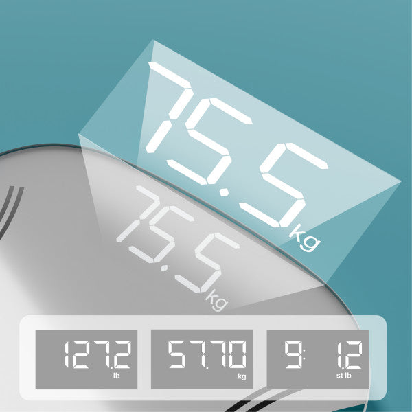 Homedics SCL-LDB135-SV3R Essential XL Display Body Weight Scale