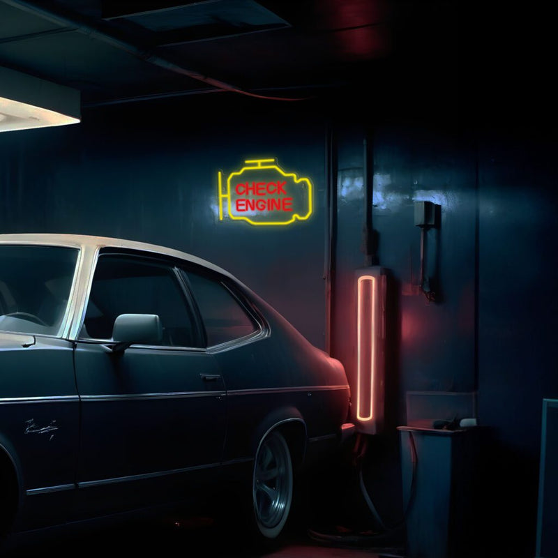 Manta SNL94YE Style Neon Lights CHECK ENGINE