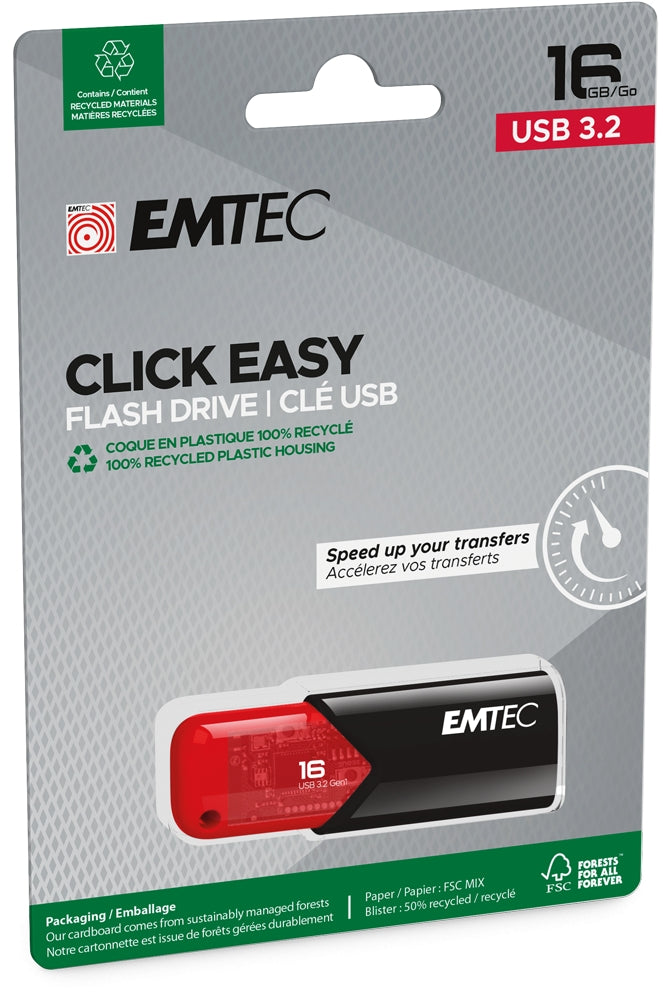 Emtec USB3.2 Click Easy B110 16GB
