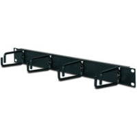 1U Horizontal Cable Organizer Black