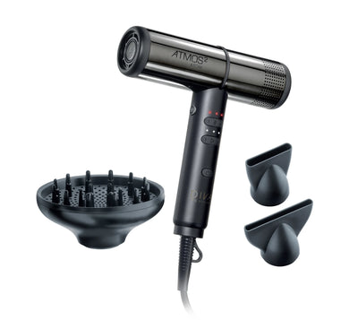 DIVA PRO STYLING Atmos 2 Atom Hair dryer with patented motor and design + gift/surprise