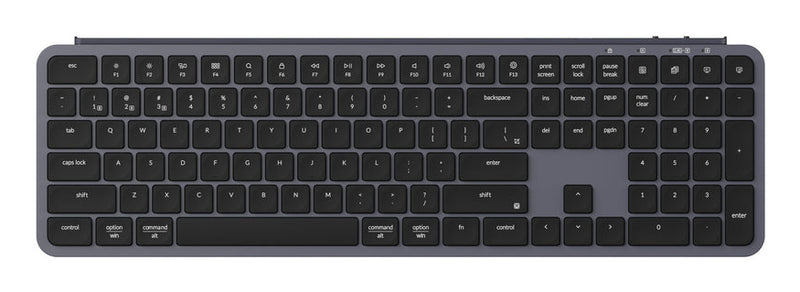 Keychron B6 Pro Ultraslim - US Layout - Low Profile Scissor Space Grey Wireless Keyboard