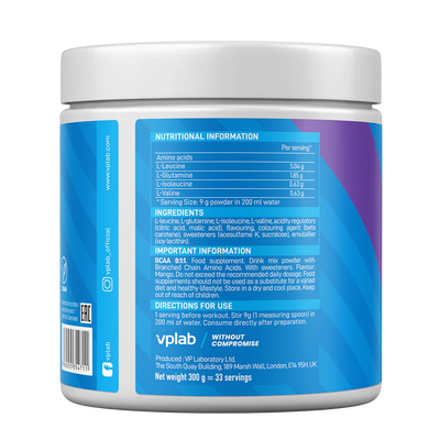 VPLAB BCAA 8:1:1 Mango 300g