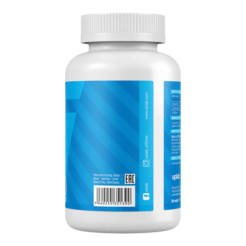 VPLAB BCAA Ultra Pure 120 capsulas