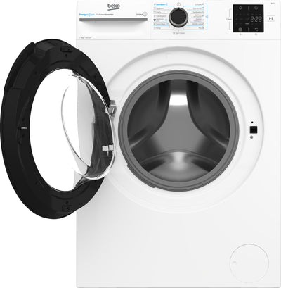 BEKO Washing machine BM3WFSU38413WB, 8 kg, Energy class A, 51.8 cm, 1400 rpm, Inverter motor
