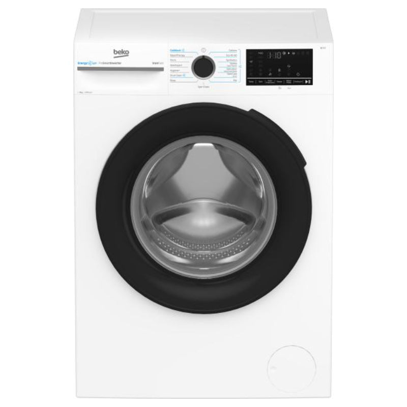 BEKO Washing machine BM3WFSU49415WB, 9 kg, Energy class A, 54.6cm, 1400 rpm, Inverter motor, Steam Cure 