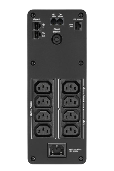 Back UPS Pro BR 1600VA, Sinewave,8 Outlets, AVR, LCD interface