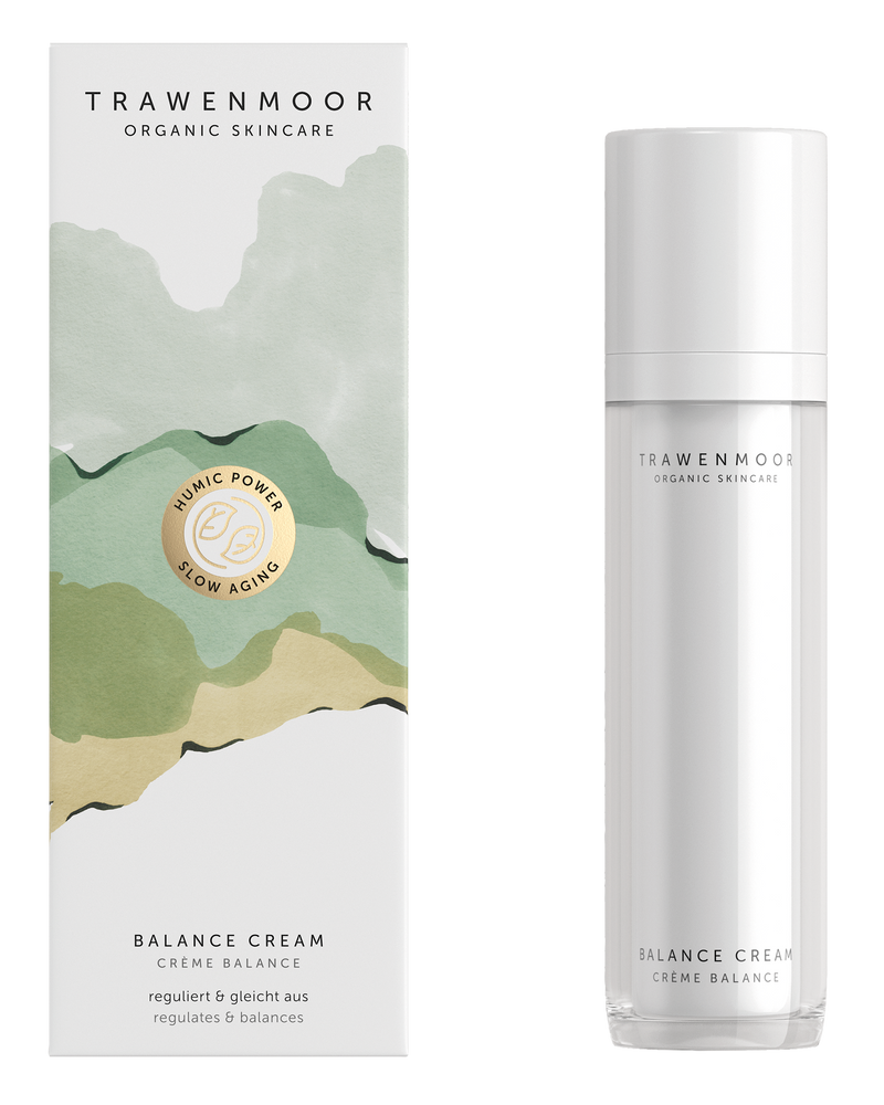 Trawenmoor by Dr. Spiller BALANCE CREAM - Organiškas Balansuojantis Kremas mišriai ir riebiai odai, 50ml