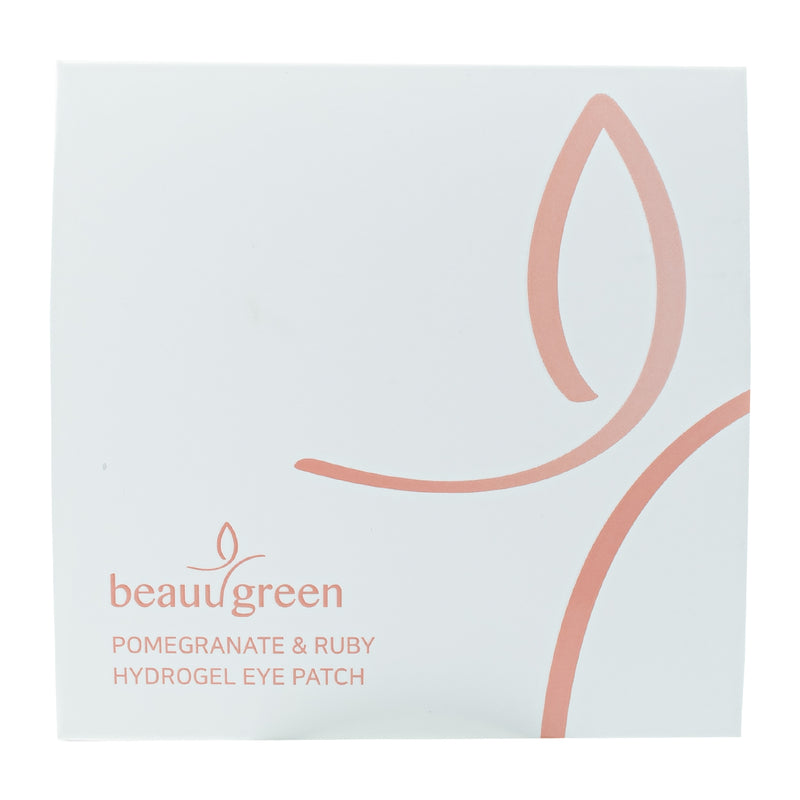 Beauugreen Pomegranate &amp; Ruby Hydrogel Eye Patch, Eye Patches with Pomegranates, 60 pcs. / 90 g. 