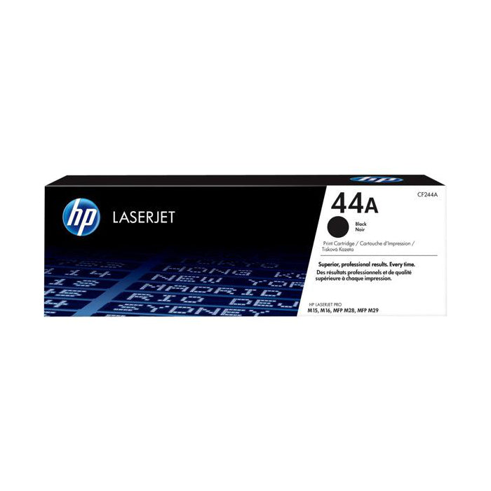 HP 44A Black Laser Toner Cartridge, 1000 pages, for HP LaserJet Pro M14, M15, M17, M28