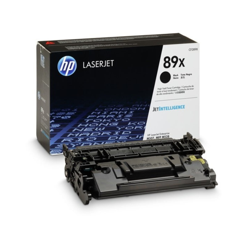 HP 89X High Capacity Black Laser Toner Cartridge, 10000 pages, for HP LaserJet Enterprise M528dn