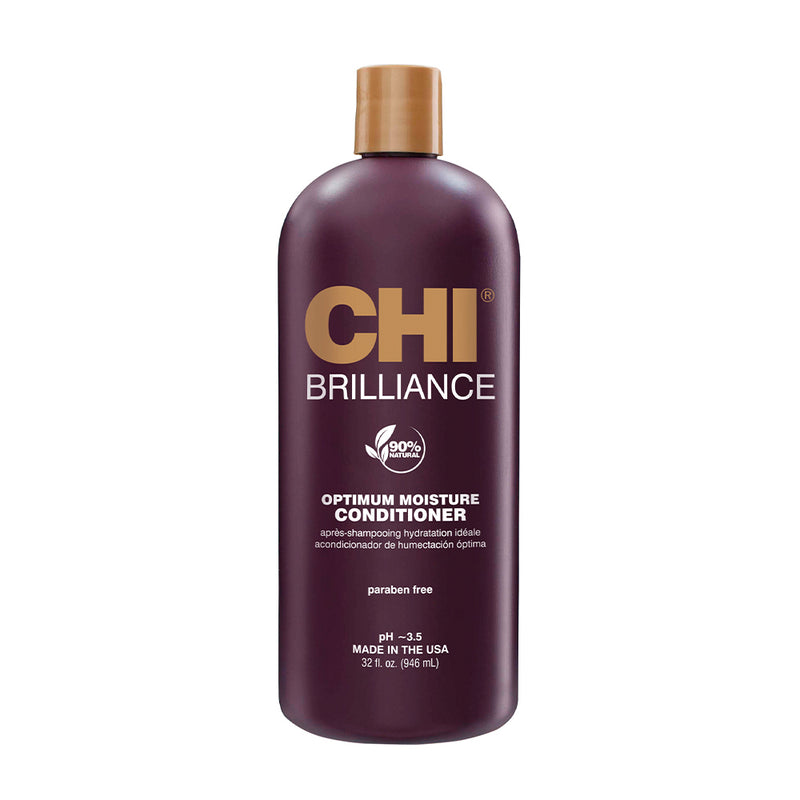 CHI DEEP BRILLIANCE drėkinamasis kondicionierius su alyvuogių ir Monoi aliejais 946 ml