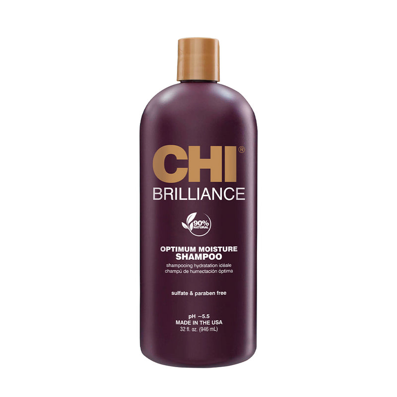 CHI DEEP BRILLIANCE drėkinamasis šampūnas su alyvuogių ir Monoi aliejais 946 ml