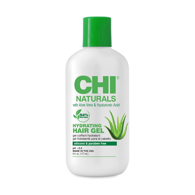 CHI NATURALS Drėkinantis plaukų gelis su aloe vera ir hialurono rūgštimi 177 ml