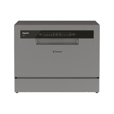 CANDY Table Top Dishwasher CP 6E51LS, Width 55 cm, Energy class E, Silver