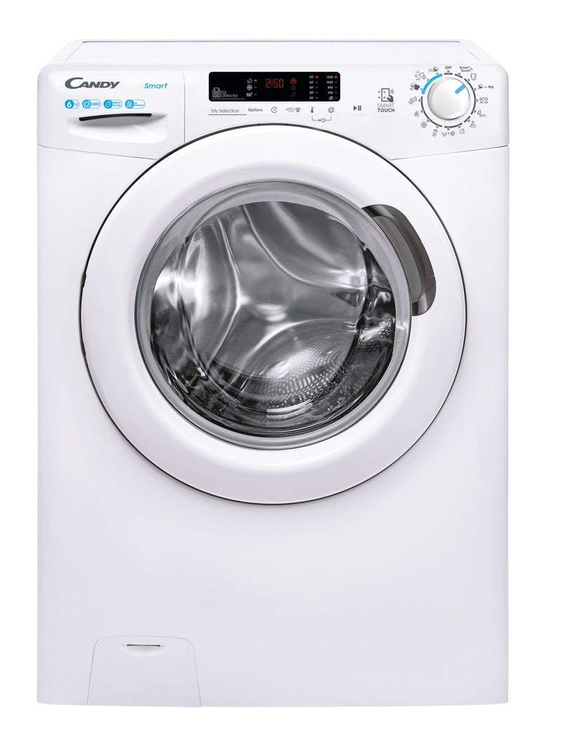 CANDY Washing machine CS4 1262DE/1-S, 6 kg, 1200 rpm, Energy class D, Depth 45 cm