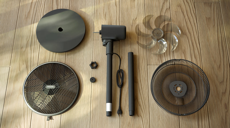 Philips Pedestal Fan 3000 Series CX3550/01, Fan airflow 2562 m3/h