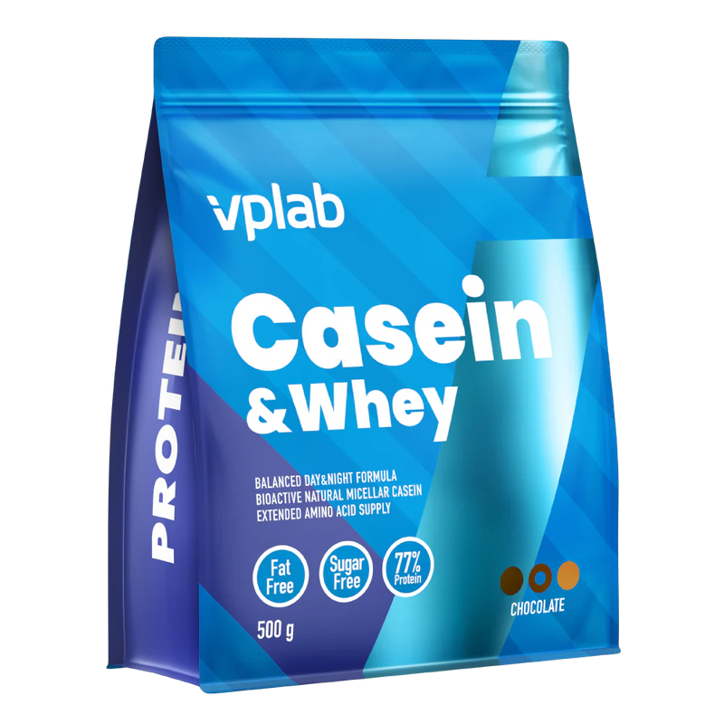 VPLAB Casein & Whey Chocolate flavour 500g